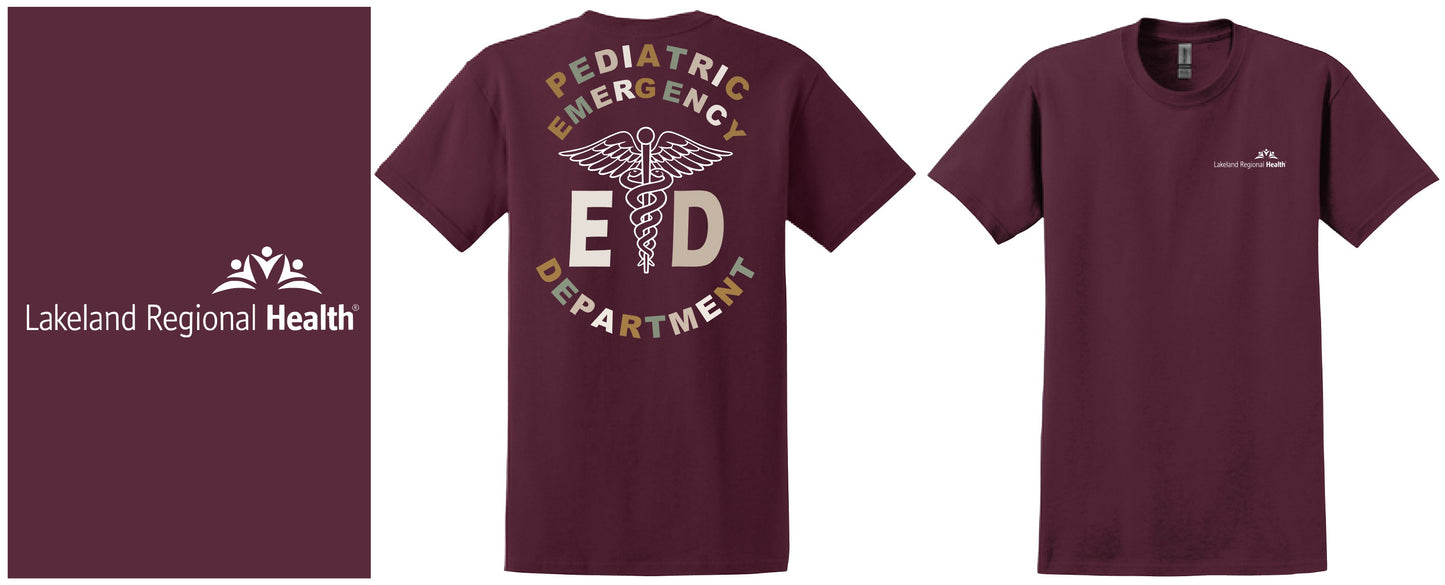 Short Sleeve T Shirt w/ Pediatric Cadeceus