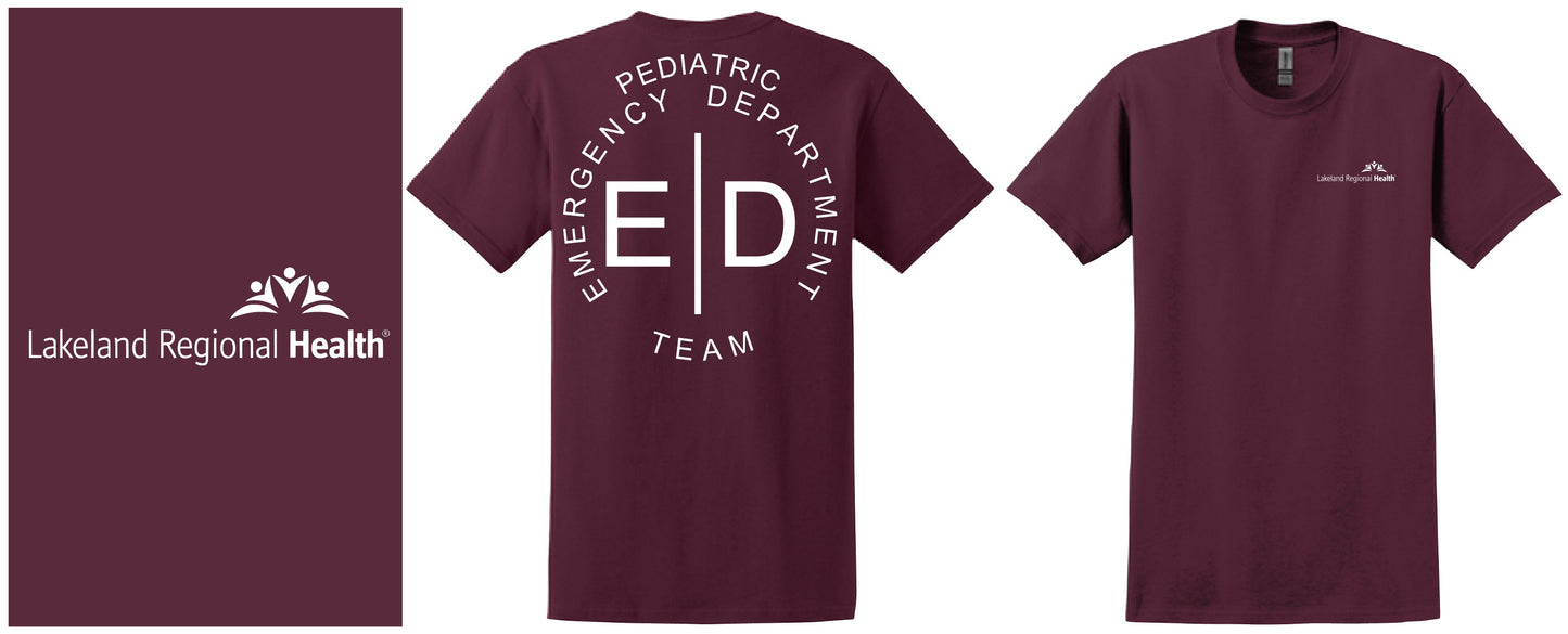 Short Sleeve T Shirt w/ Pediatric ED Team