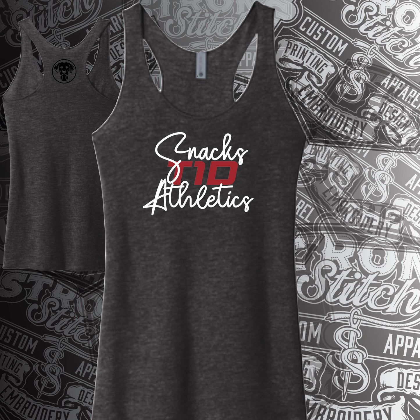 Snacks Athletics Womens Racer Back