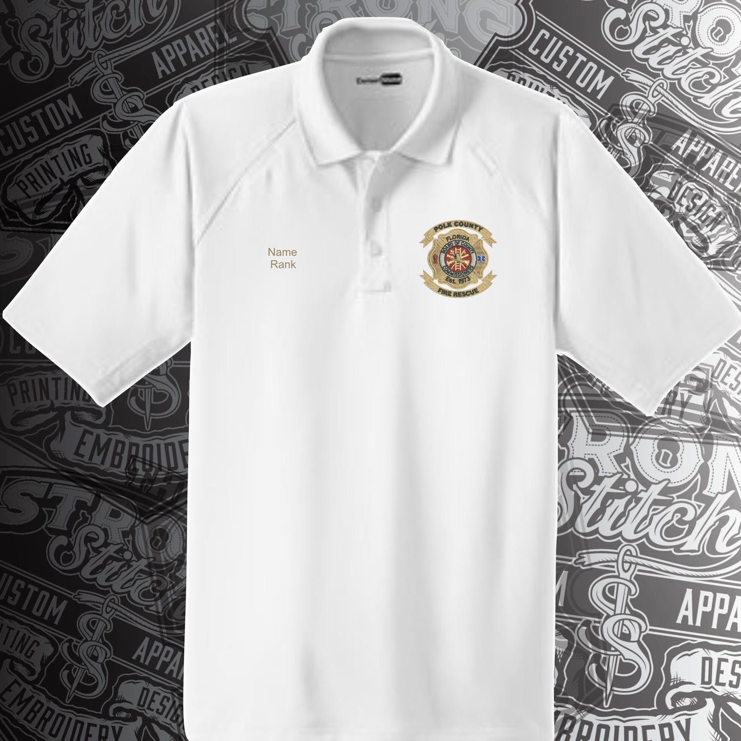CS410 White Cornerstone Short Sleeve Polo