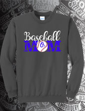 Load image into Gallery viewer, Baseball Mom Core Fleece Crewneck Sweatshirt