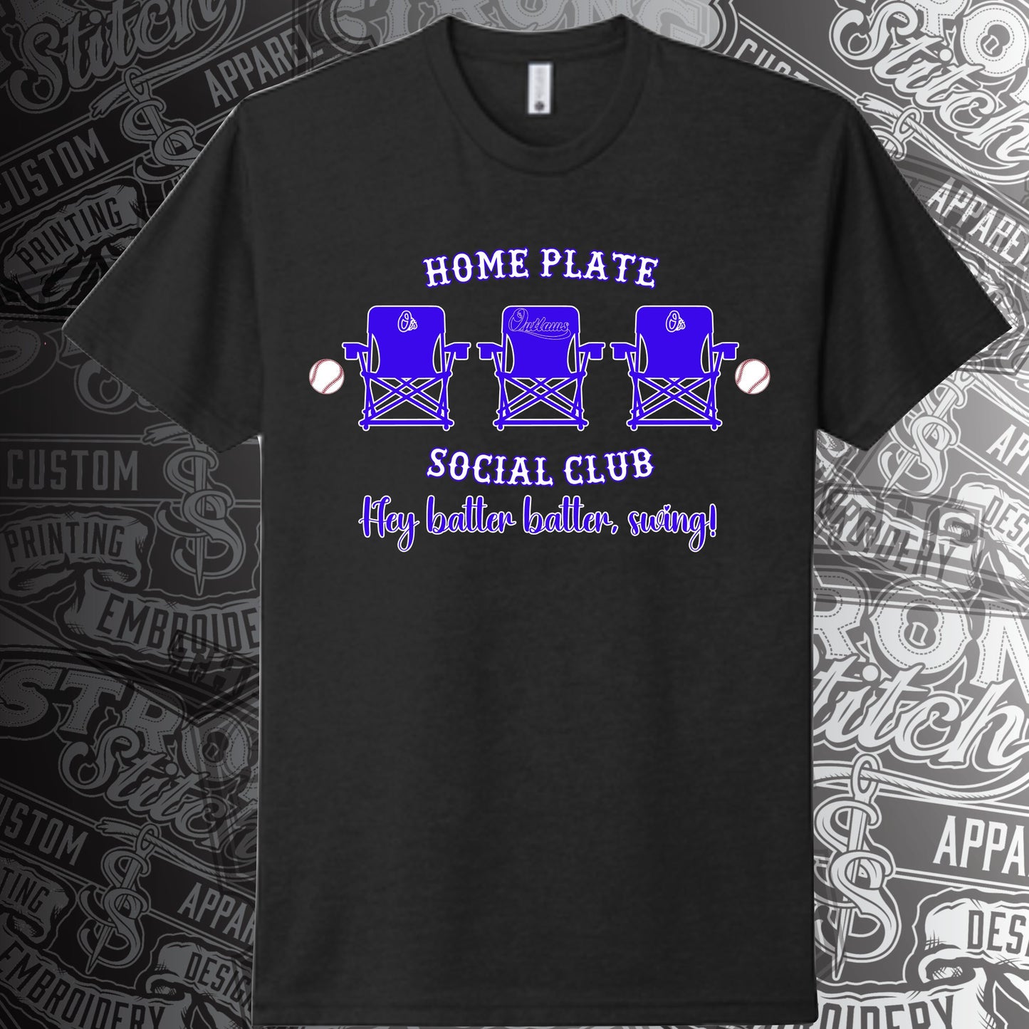 DriFit Home Plate Social Club Short Sleeve T Shirt
