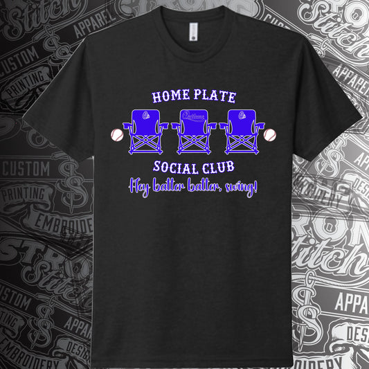 DriFit Home Plate Social Club Short Sleeve T Shirt