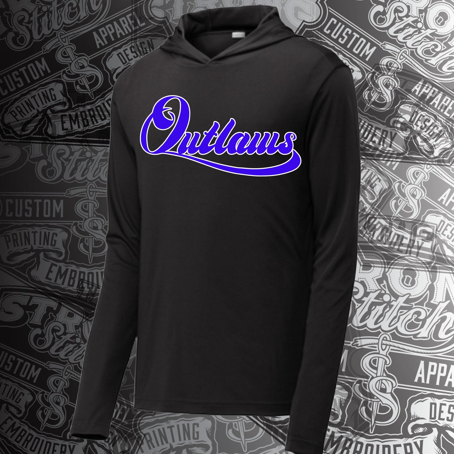DriFit Hooded Long Sleeve T Shirt