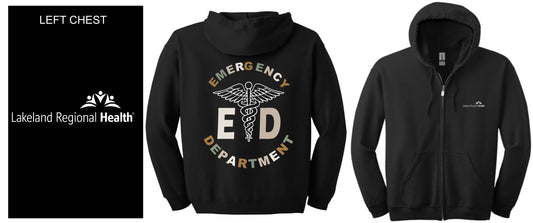 Hooded Zip-up w/ Cadeceus