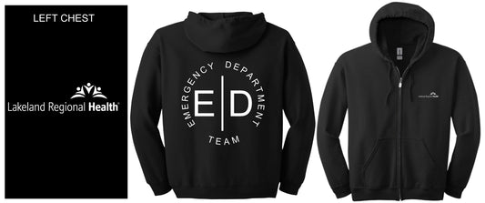 Hooded Zip-up w/ ED Team