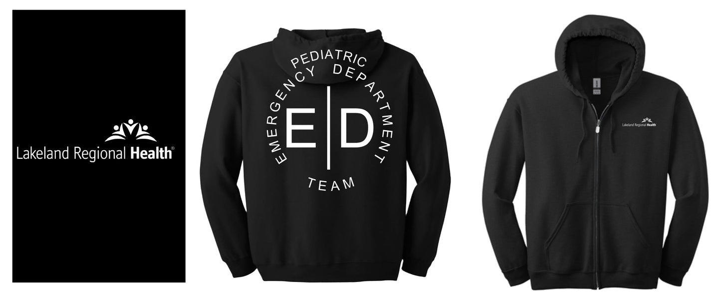 Hooded Zip-up w/ Pediatric ED Team