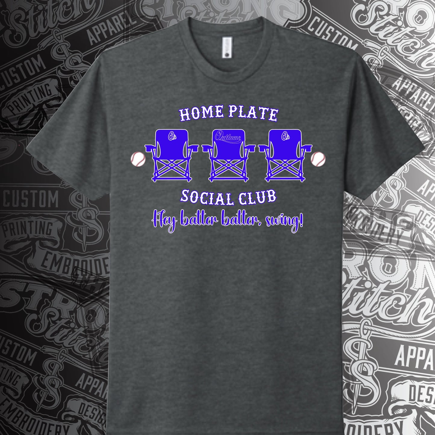 DriFit Home Plate Social Club Short Sleeve T Shirt