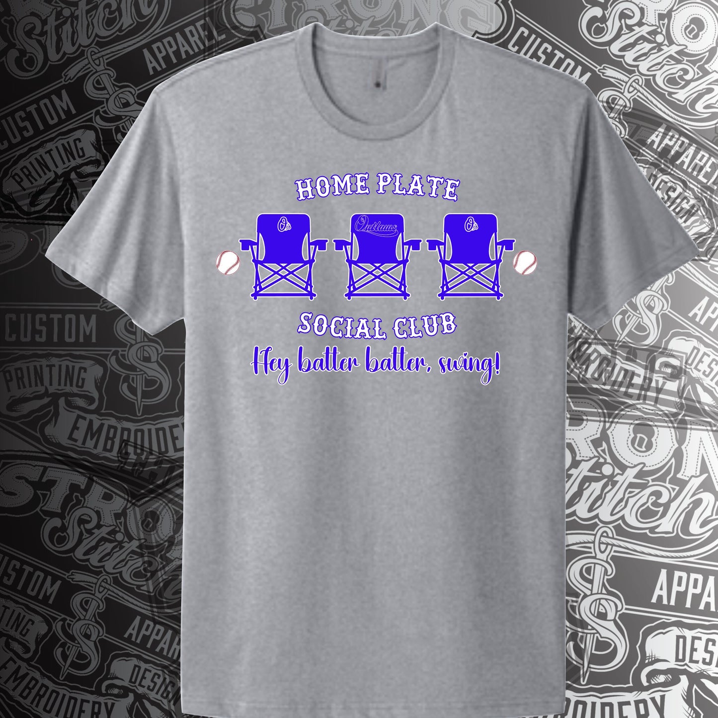 DriFit Home Plate Social Club Short Sleeve T Shirt