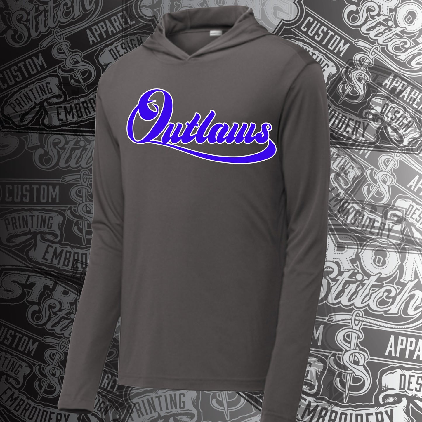 DriFit Hooded Long Sleeve T Shirt
