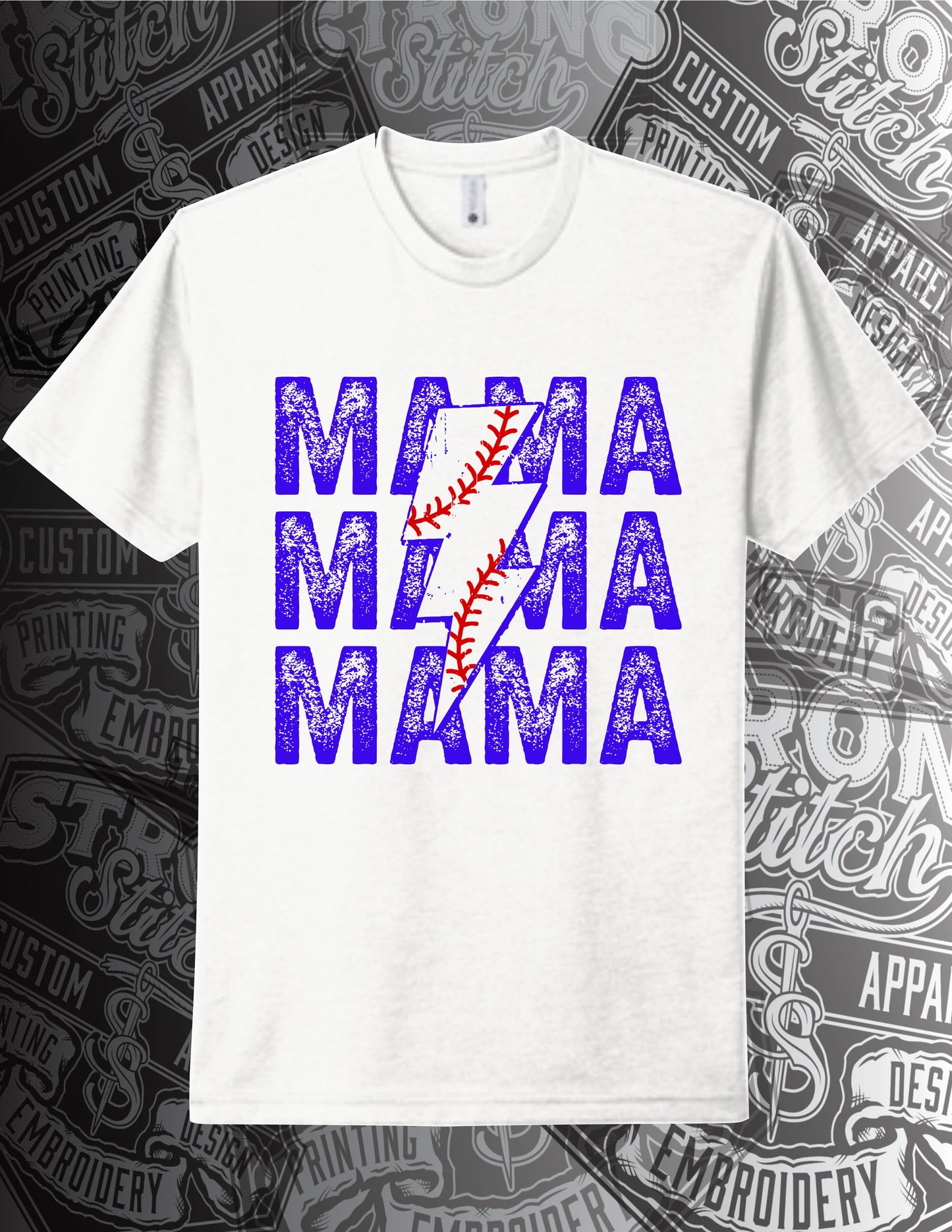 Cotton/Poly Blend Mama Short Sleeve T Shirt