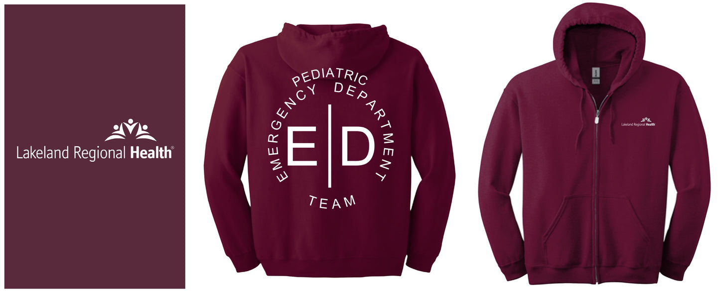 Hooded Zip-up w/ Pediatric ED Team