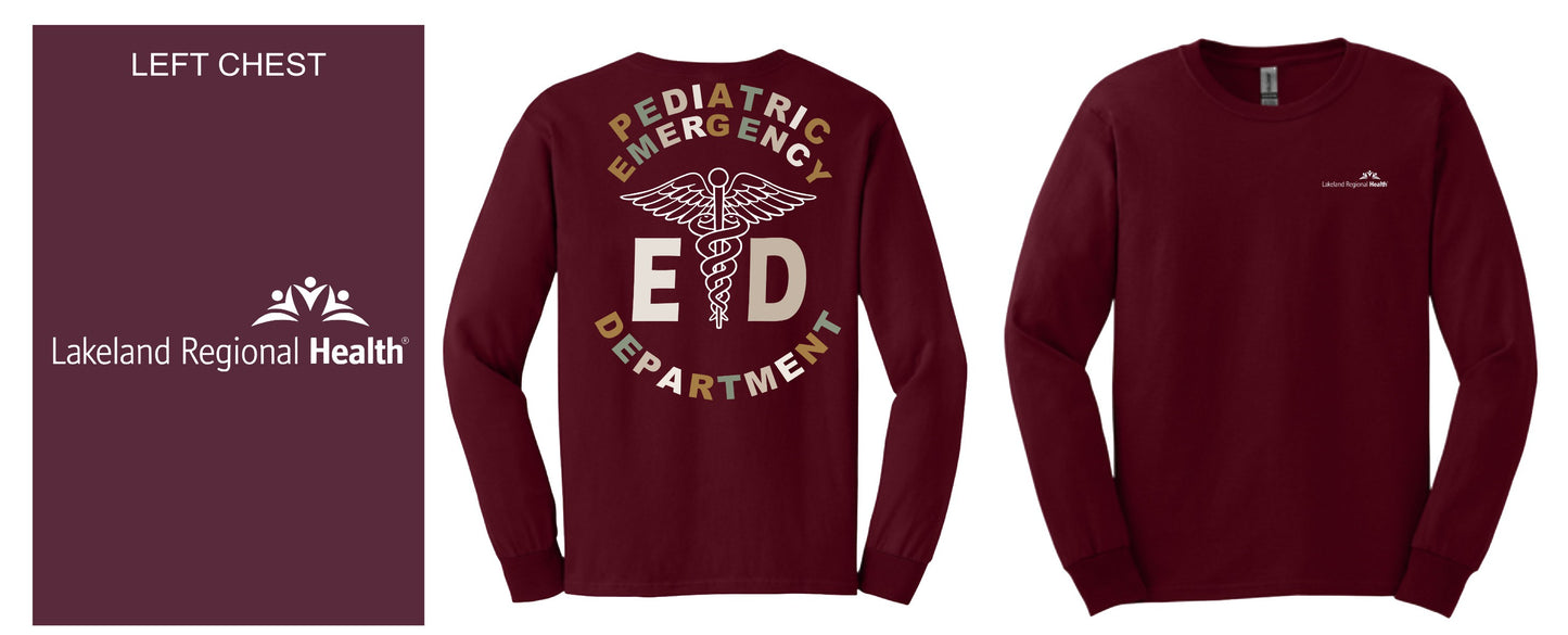 Long Sleeve T Shirt w/ Pediatric Cadeceus