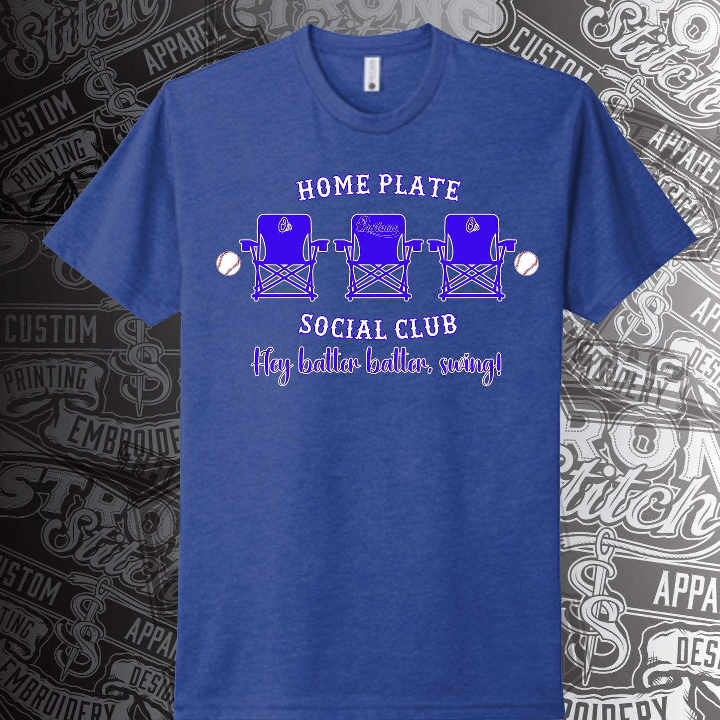 DriFit Home Plate Social Club Short Sleeve T Shirt