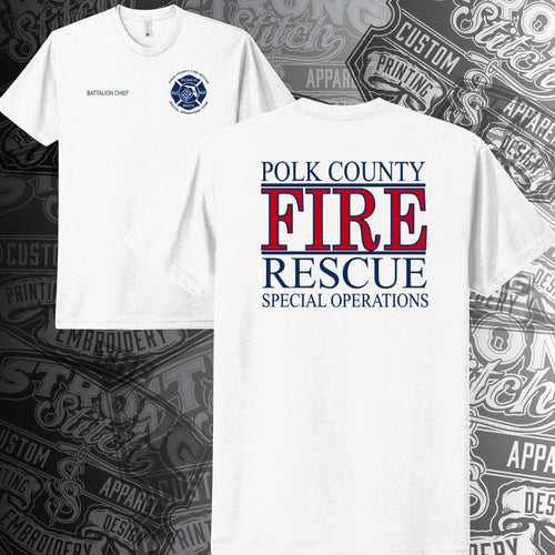 White Short Sleeve T-Shirt SPECIAL OPERATIONS