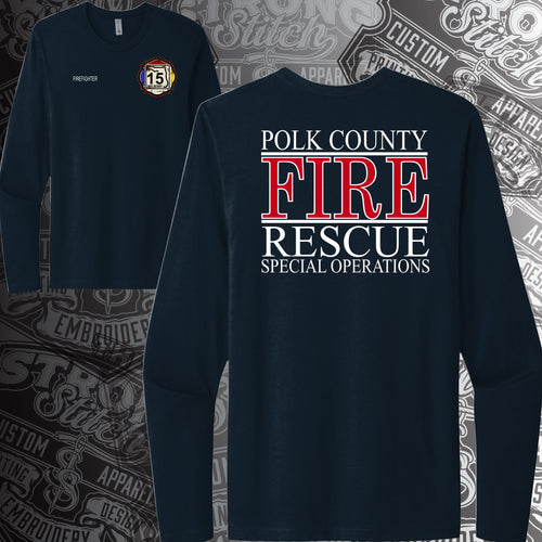 Station 15 Navy Long Sleeve T-Shirt