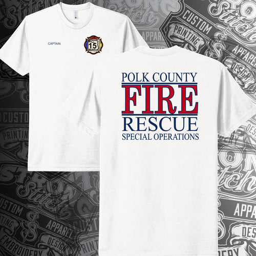 Station 15 White Short Sleeve T-Shirt