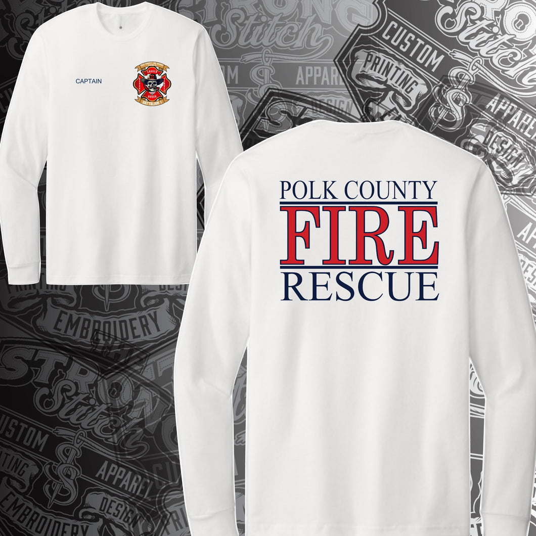 Station 23 Long Sleeve White T-Shirt