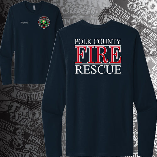 Station 3 Navy Long Sleeve T-Shirt