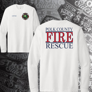 Station 3 Long Sleeve White T-Shirt
