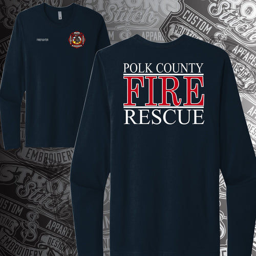 Station 6 Navy Long Sleeve T-Shirt