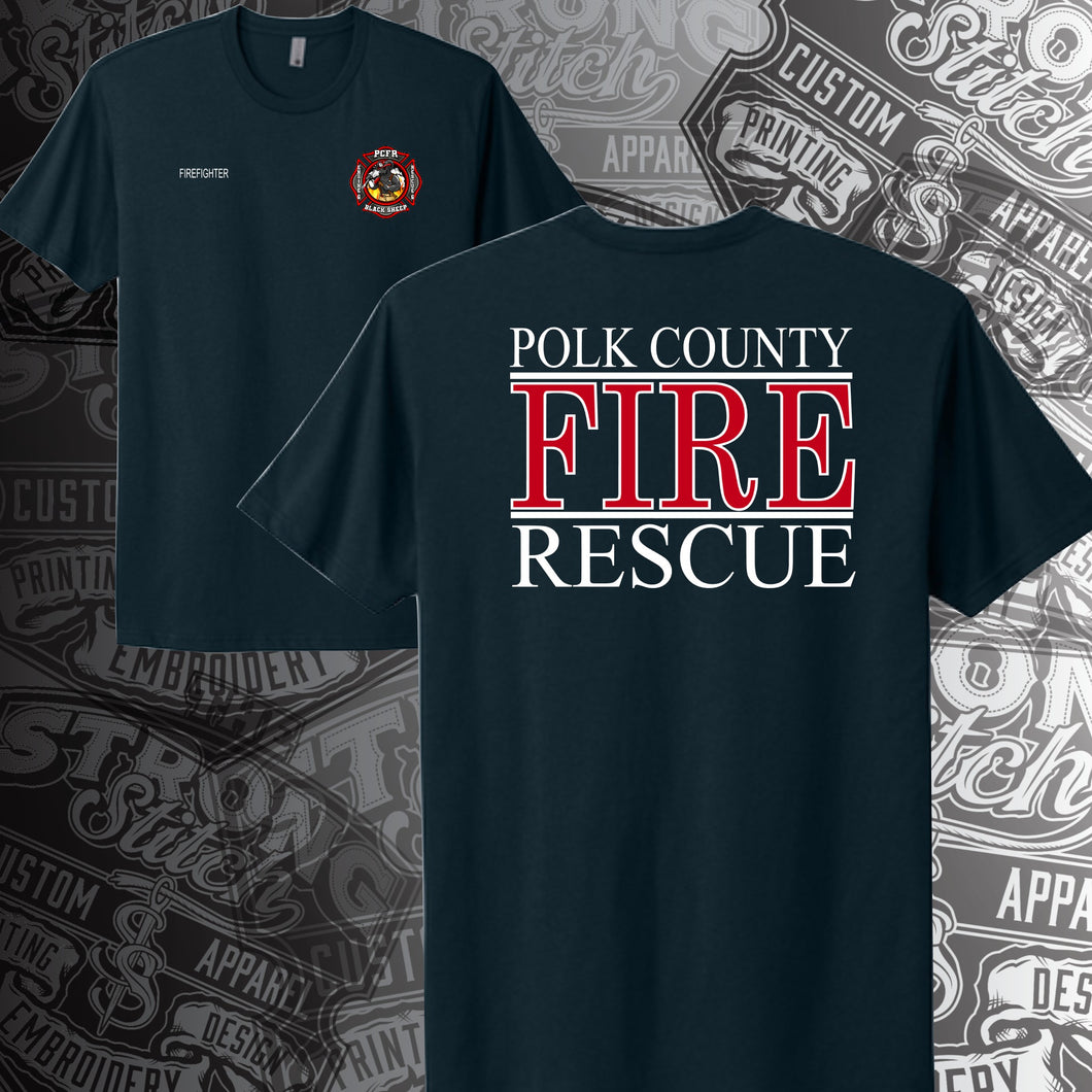 Station 6 Navy Short Sleeve T-Shirt