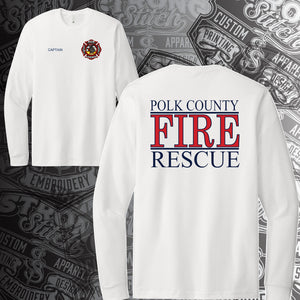 Station 6 Long Sleeve White T-Shirt