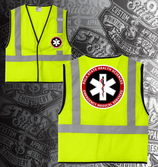 CSV100 ANSI 107 Class 2 Polk State EMS Safety Vest