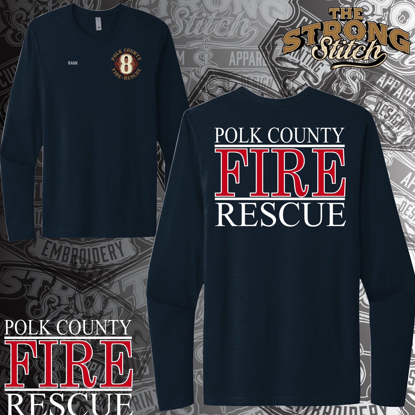 Drifit Long Sleeve Station 8 Shirt