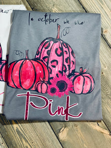 In October We Wear Pink Shirt