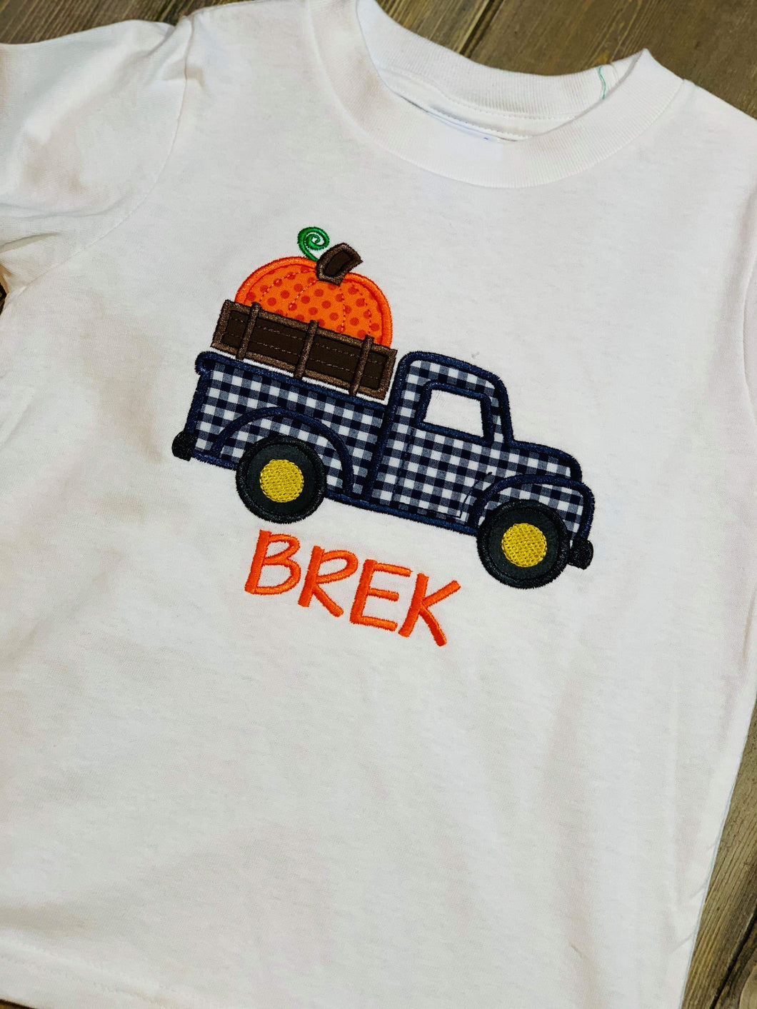 Boys Halloween Embroidered Shirt