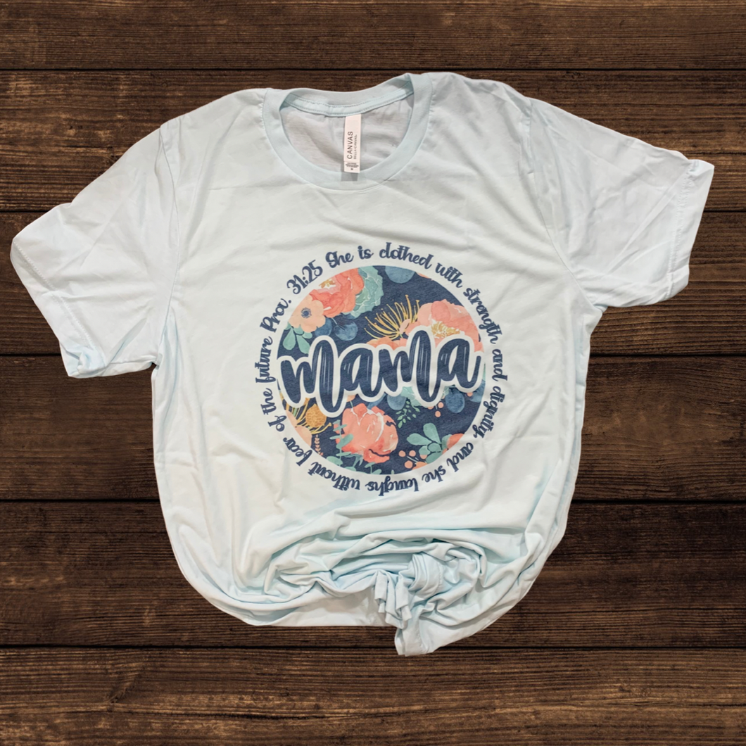 Mama floral, custom names available