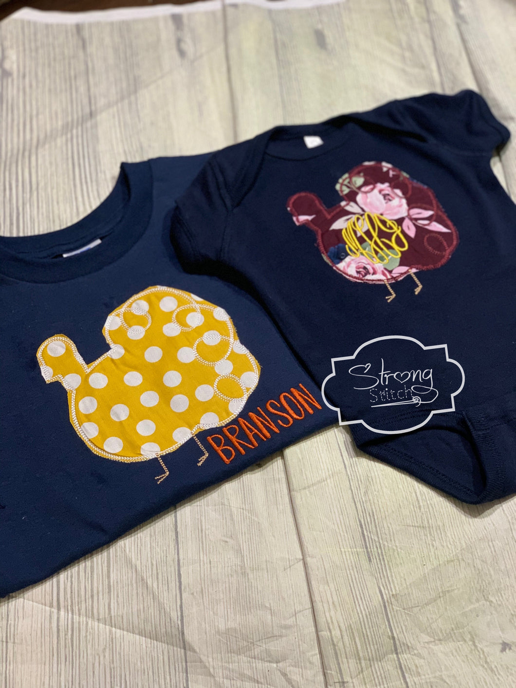 Girls holiday Embroidery Shirts
