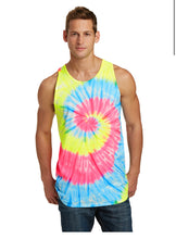 Load image into Gallery viewer, Tie Dye tank with monogram